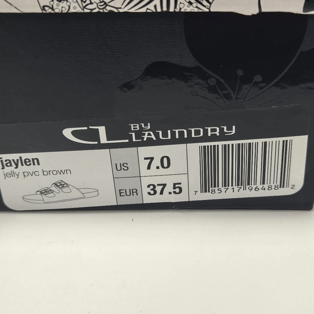 CL by Laundry Jaylen Translucent Tortoise Shell Slip-on Jelly Slide Sandals Sz 7 - Picture 14 of 14